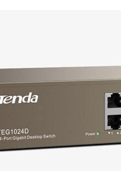 Tenda TEG1024D 24 porturi 10/100/1000 GigaBit Metal Kasa Yönetilemez Comutato...