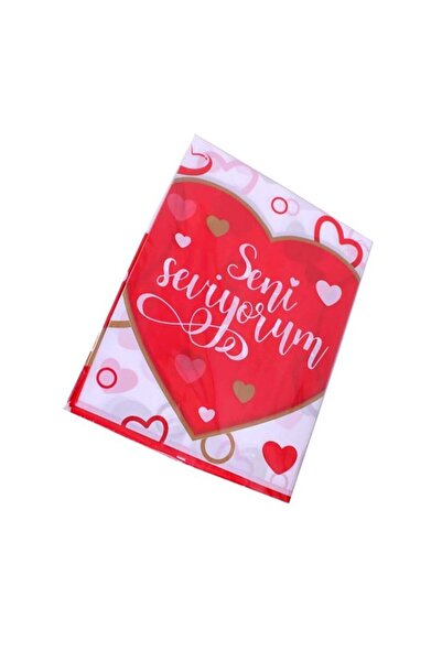 Adana Pasta Malzemeleri Τραπεζομάντηλο με στάμπα I Love You 120x180 εκ.