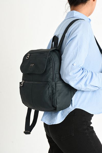 Baginn Rucsac Y.S.Leather pentru femei - Utilizare zilnică, Ideal 30*25 cm, Piele sintetică cu buzunare multiple