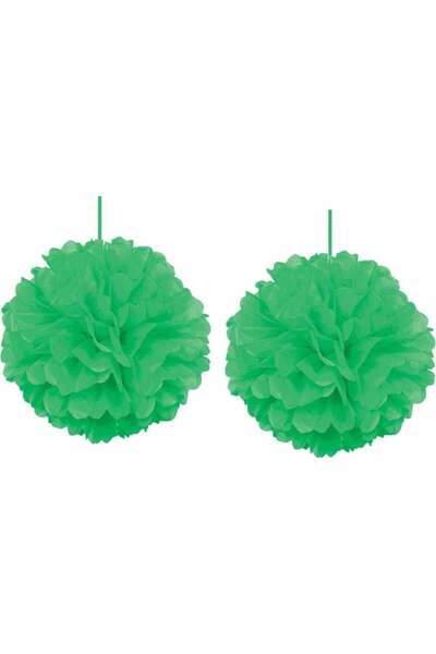 Adana Pasta Malzemeleri Kf035 2 Ornament decorativ cu pompon verde