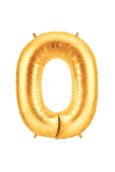 Adana Pasta Malzemeleri O gold foil balloon 32 inch
