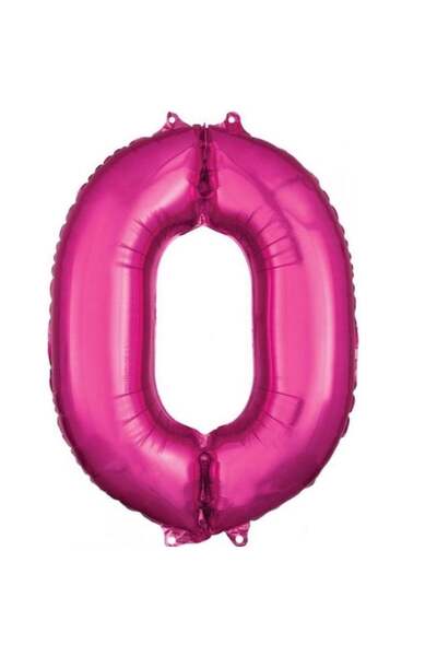 Adana Pasta Malzemeleri 0 Pink 34 Inch Foil Balloon