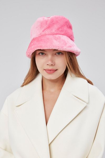 derikem Plush Bucket Women's Fisherman's Hat Soft and Furry Women's Hat