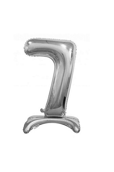 Adana Pasta Malzemeleri 7-foot figure foil balloon silver 32 inch