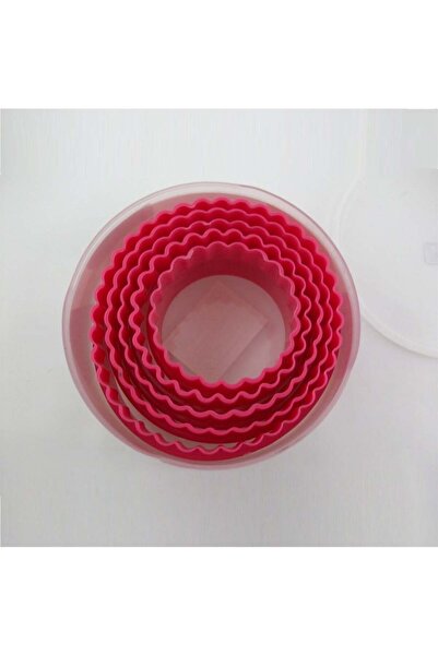 Adana Pasta Malzemeleri طقم فولوفان دائري بلاستيك 5 قطع F933