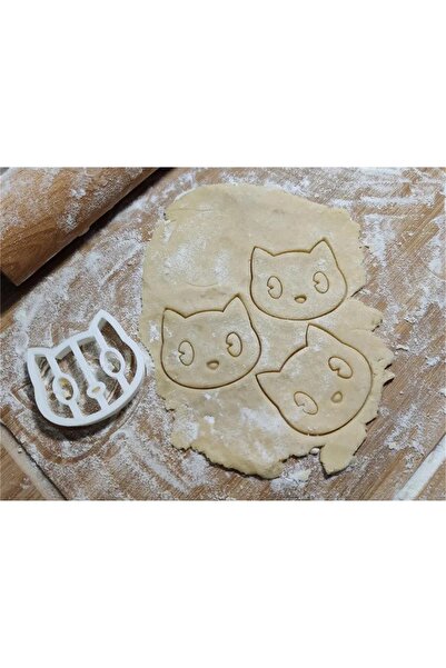 GENCAX قالب كوكي لطيف للقطط 3 مقاسات