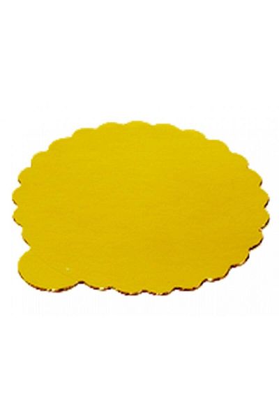BENS 11 Cm Single Portion Gold Gold Pie Coaster Thick