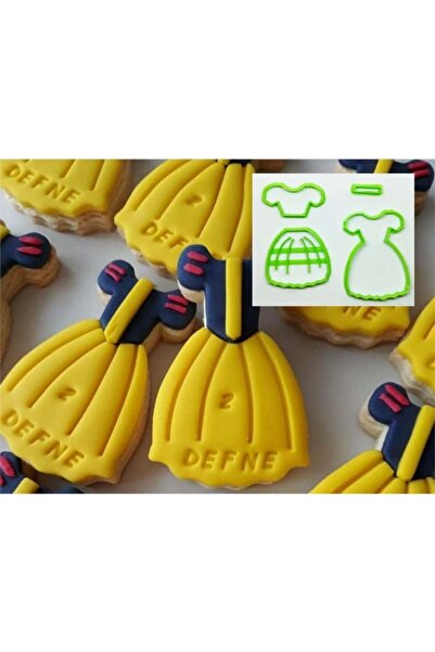 Adana Pasta Malzemeleri PAMUK PRENSES ELBİSE KESİCİ KALIP 8 CM