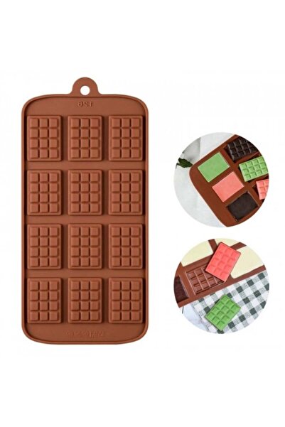 Adana Pasta Malzemeleri BS-140-8 SİLİKON ÇİKOLATA KALIBI KÜÇÜK TABLET