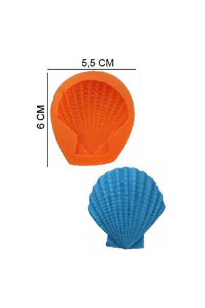 Adana Pasta Malzemeleri HG-118 İSTRİDYE SİLİKON KALIP 6 X 5.5cm