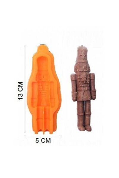 Adana Pasta Malzemeleri HG-0146 قالب سيليكون لجندي الرصاص 13 × 5 سم