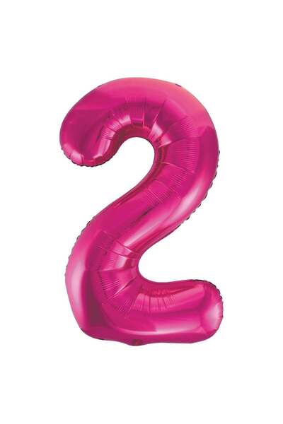 Adana Pasta Malzemeleri 2 Pink 34 Inch Foil Balloons