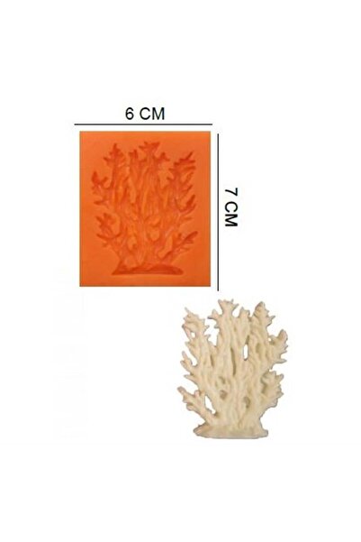 Adana Pasta Malzemeleri HG-114 قالب سيليكون للأعشاب البحرية 7 × 6 سم