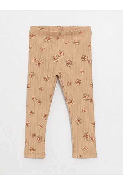 LC Waikiki Lw - Patterned Baby Girl Tights with Elastic Waist, Pack of 2