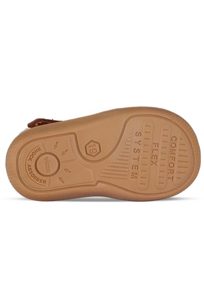 Vicco Kind First Step Baby Orthopedic Παιδικές Μπότες Καφέ