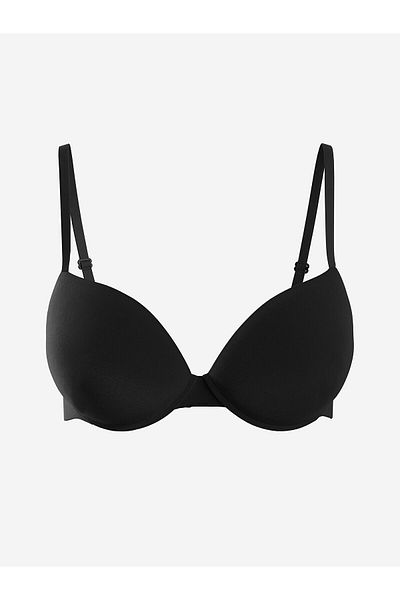 LC Waikiki Lcw Dream Black Underwire párnázott sima póló melltartó