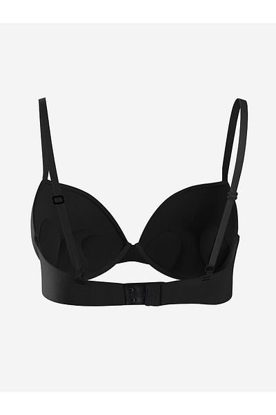 LC Waikiki Lcw Dream Black Underwire párnázott sima póló melltartó