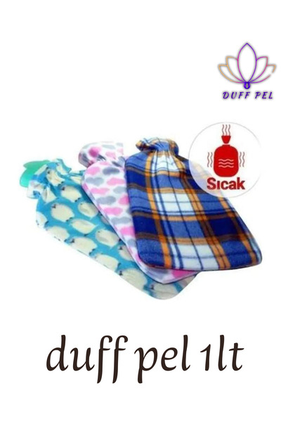 DUFF PEL Termofor Polar Kılıflı Sıcak Su Torbası 1 Litre