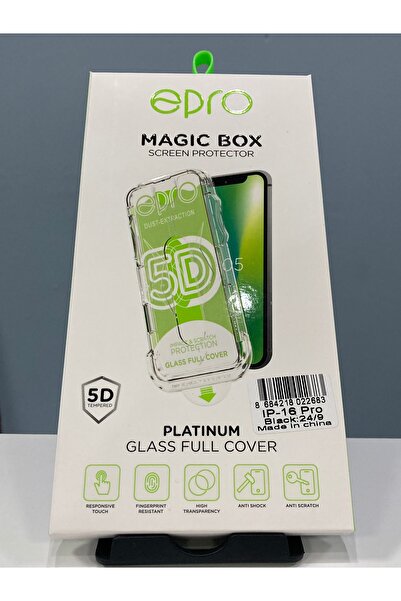 EPRO MAGİC BOX  KIRILMAZ CAM 5D İPHONE 16 PRO