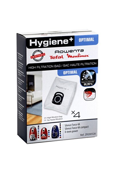 Rowenta Ro6383 Silence Force 4a Compact Toz Torbası Zr200540 Uyumlu Ürkmez Tİ...