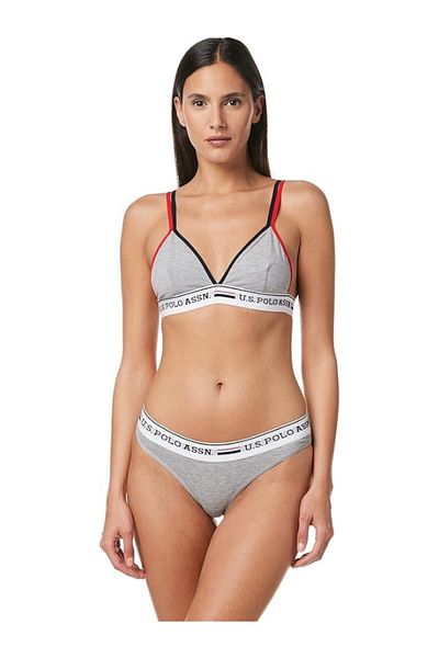 U.S. Polo Assn. Women's Nova Bustier/Bralet and Slip Suit- Mer.6.6.D.E.D.92.Us.2.P5.L/4.