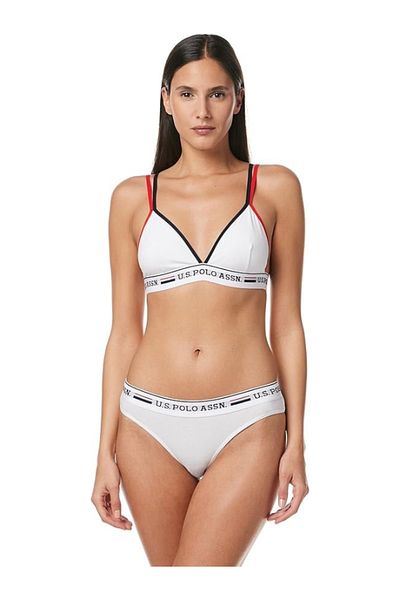 U.S. Polo Assn. Women's Nova Bustier/Bralet and Slip Suit- Mer.6.6.D.E.D.92.Us.2.P5.L/4.