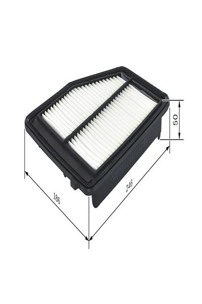 Bosch Air Filter Honda Civic 1.8 I-Vtec Hatchback 9/2011 - 2/2017 104 (Kw) Fk/Fn