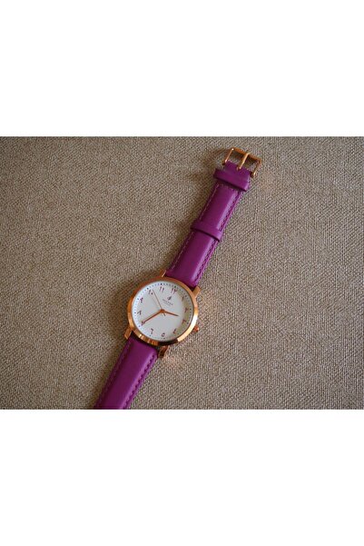 Hulyah London Arapça Deri Kordon Kadın Kol Saati 40mm A06