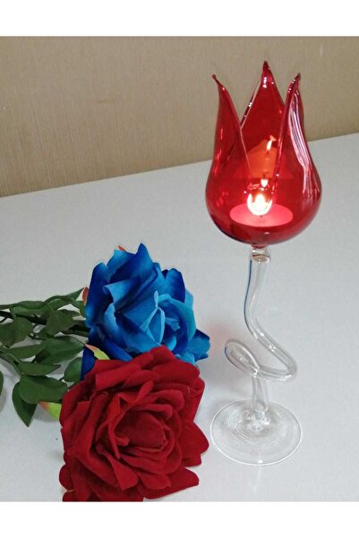 LEYLA CAM SANATLARI CAM ÜFLEME LALE MUMLUK