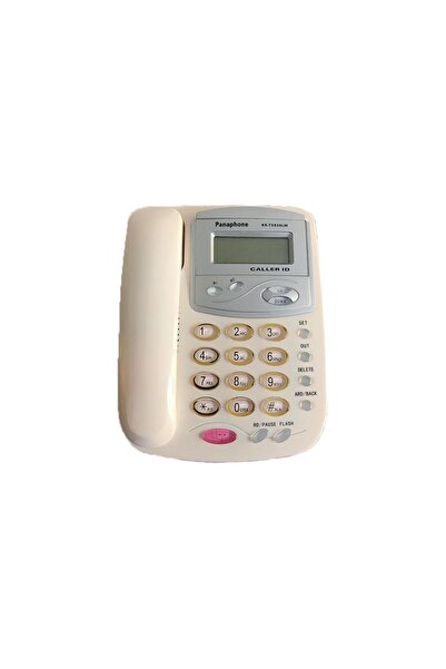 Panaphone Kx-t2838lm Masaüstü Kablolu Ev Telefonu (BEYAZ)