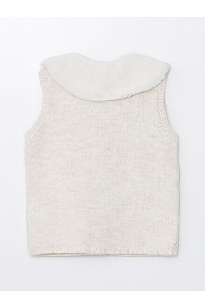 LC Waikiki Lw - Baby Collar Patterned Baby Girl Vest