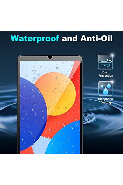 m.tk moveteck واقي شاشة شفاف مرن غير قابل للكسر من ناني جلاس لحماية كاملة لجهاز شاومي ريدمي باد إس إي مقاس 8.7 بوصة