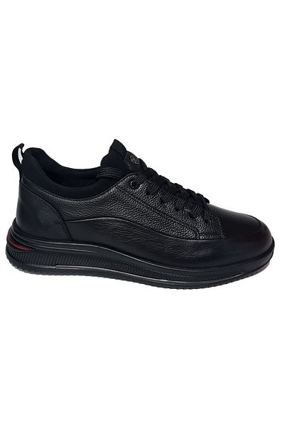 MARCOMEN Lace-Up Stretch Floater Model Striped Genuine Leather Men's Casual Shoes 20224