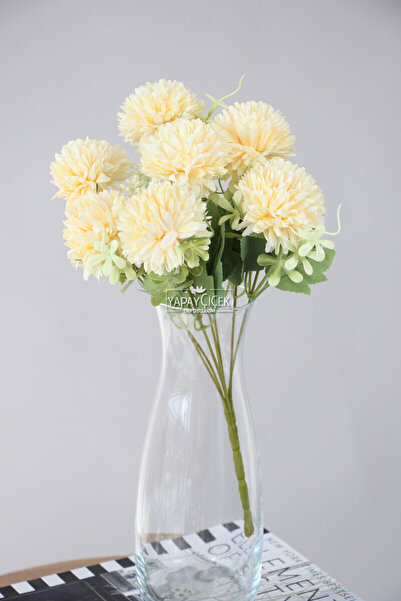 Yapay Çiçek Deposu Veštački cvet, 7 grana, ukrašena hrpa cikorije, 35 cm, kre...