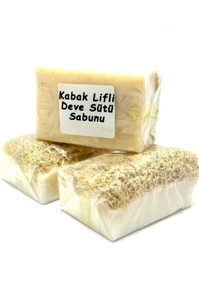DOĞAL KABAK LİFLİ DEVE SÜTÜ SABUNU