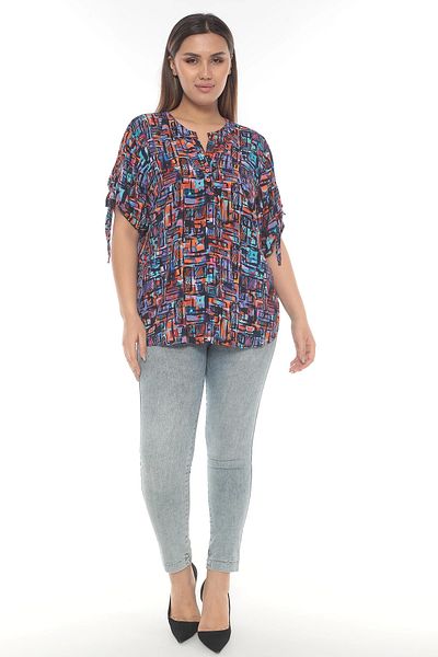 Lady Majestic Viscon Plus Size Blouse