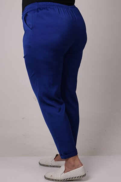 Eslina 39002 Plus Size Double Leg Trousers - Saks