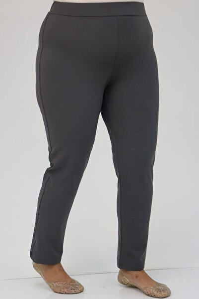 Eslina Μαγιό Hijab 1734 Plus Size Raglan - Ροζ/Γκρι