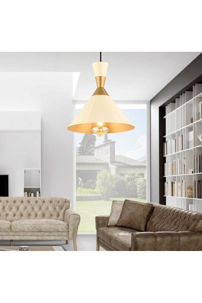 LÂDEN AYDINLATMA Rt-18 Chandelier Single Pendant Lamp Living Room Kitchen Hairdresser Cafe Lamp Decorative Lighting Patisserie