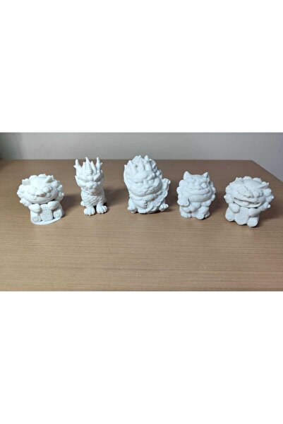 Çin Aslanı 5li set (7 CM)