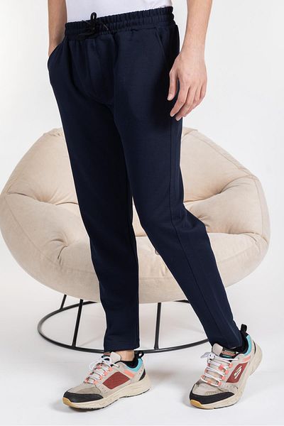 Mutlu City Basic Trendy Ανδρικά Φούτερ - Ύφασμα διπλού προσώπου, Άνετη εφαρμογή, κομμένο παντελόνι, Navy-2880