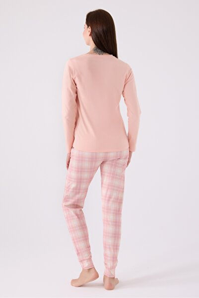 Pierre Cardin 8917 Kadın Uzun Kol Pijama Takım