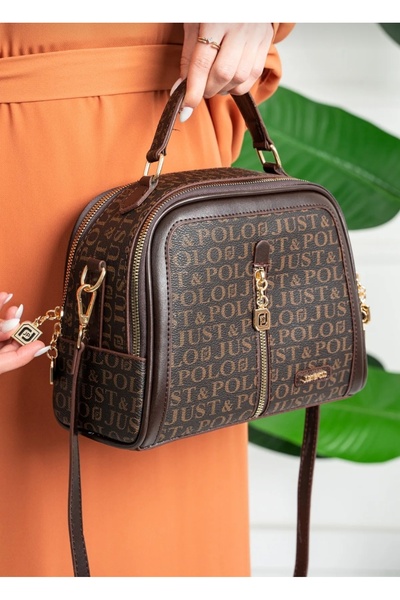 ÇANTAM GELSİN Women's 4-Compartment Adjustable Long Strap Hand and Shoulder B...