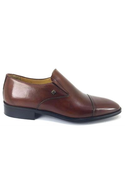 Fosco 2887 Γνήσιο Δερμάτινο Ανδρικά Παπούτσια Classic-μαύρισμα