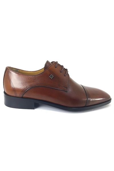 Fosco 2886 Γνήσιο Δερμάτινο Ανδρικά Παπούτσια Classic-μαύρισμα