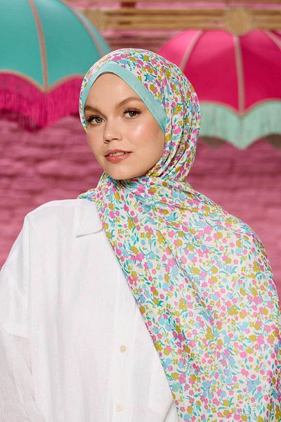 İpekhan Marrakech Collection Soft Wrap Verde apă Baby Blue 3046-04