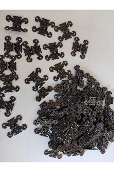 BKM MOBİLYA Dekoratif Kelebek Menteşe - 10 Adet - Mobilya Menteşeleri - Tek Ebat