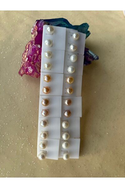 Doğaltaş Inci Küpe