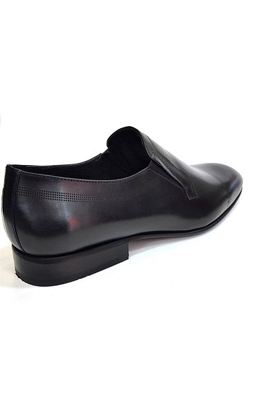 MARCOMEN 15143 Daily Classic Men's Leather Shoes-Black