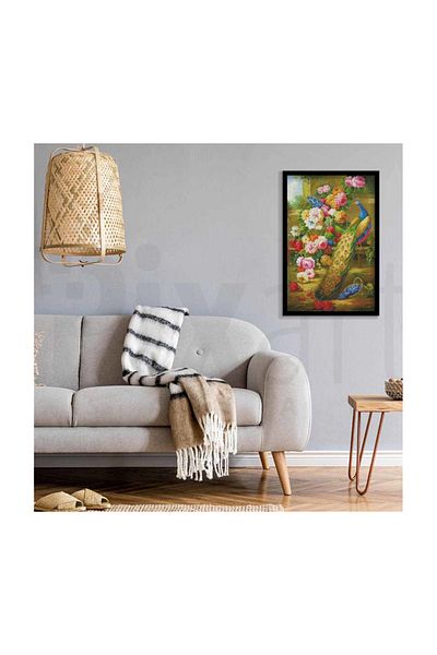 pixartsanat Flowers And Peacock Pixart Art Diamond Mosaic Painting Daimond Turkey 45*68